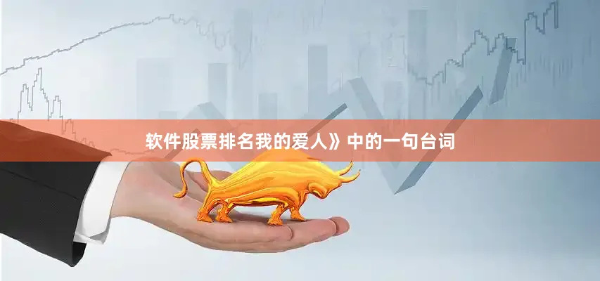 软件股票排名我的爱人》中的一句台词